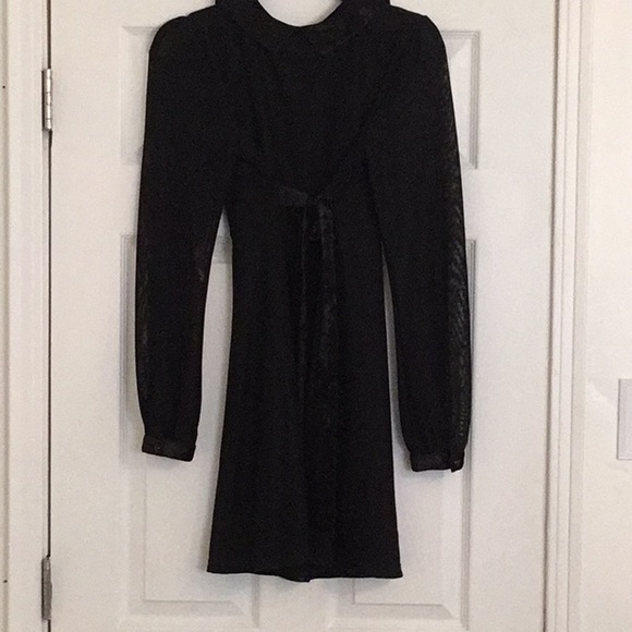 NWOT Jawbreaker Dotted Mesh Black Wednesday Dress - Picture 6 of 7